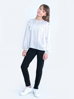 Big Star Kids's Skinny Trousers 190004  Denim-910