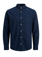 Jack&Jones Pánská košile JJEOXFORD Slim Fit 12182486 Navy blazer M