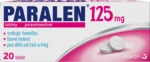 PARALEN pro děti 125mg, 20 tablet