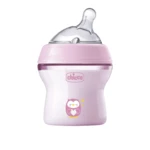 CHICCO Láhev kojenecká Natural Feeling, dívka, 0m+, 150 ml