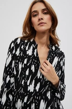 Long viscose shirt