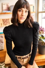 Dámská černá blůza s rukávy Princess Lycra Olalook