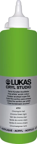 Lukas Cryl Studio Farba akrylowa 500 ml Chrome Green Light