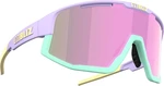 Bliz Fusion 52305-34 Matt Pastel Purple w Yellow Logo Mint Jawbone/Brown w Pink Multi plus Spare Jawbone Yellow Kerékpáros szemüveg