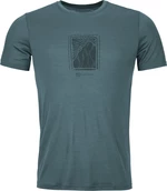 Ortovox 120 Cool Tec MTN Cut TS Mens Dark Arctic Grey XL Camiseta Camisa para exteriores