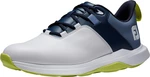 Footjoy ProLite Mens Golf Shoes White/Navy/Lime 40,5 Calzado de golf para hombres