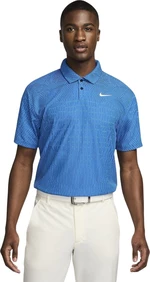 Nike Dri-Fit ADV Tour Mens Polo Light Photo Blue/Court Blue/White S