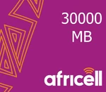 Africell 30000MB Data Mobile Top-up SL
