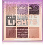 Makeup Revolution Ultimate Lights paletka očních stínů odstín Smoke 8,1 g