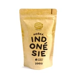 Káva Zlaté Zrnko - Indonésie - "HOŘKÁ" 200 g MLETÁ: Mletí na domácí espresso kávovar a zalévání - turka (jemné)