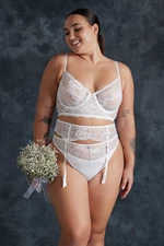 Trendyol Curve White Underwire Bridal Lingerie Set