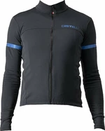 Castelli Fondo 2 Jersey Full Zip Light Black/Blue Reflex L Maillot de ciclismo