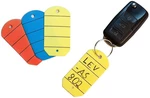 Serwo Klíčenky - visačky na klíče se štítkem a závěsným kroužkem, různé barvy, balení 200 ks Barva: žlutá
