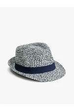 Koton Straw Fedora Hat Band Detail