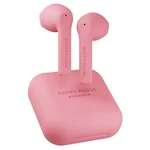 Slúchadlá Happy Plugs Air 1 Go ružová bezdrôtové slúchadlá do uší • výdrž až 11 hodín • frekvencia 20 Hz až 20 kHz • citlivosť 102 dB • impedancia 16 