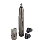 Zastrihávač chĺpkov BaByliss E110E sivý zastrihávač chĺpkov • na batérie • nadstavec na presné zastrihávanie • dva nadstavce na obočie • umývateľná hl