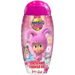 Masha & The Bear Magic Bath Bath & Shower Gel sprchový a koupelový gel pro děti Raspberry 200 ml