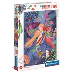 Clementoni 29307 - Puzzle 180 Malá mořská víla