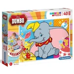 Clementoni - Puzzle Supercolor Floor 40 Dumbo