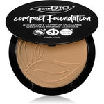 puroBIO Cosmetics Compact Foundation kompaktný púdrový make-up SPF 10 odtieň 04 9 g