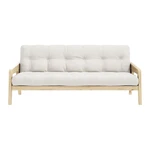 Variabilná rozkladacia pohovka s futónom v bielej farbe Karup Design Grab Natural/Natural Variabilná rozkladacia pohovka s futónom v bielej farbe Karup Design Grab Natural/Natural