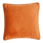 Tmavooranžový vankúš Tiseco Home Studio Velvety, 45 x 45 cm