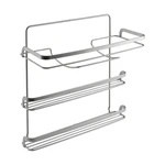 Trojposchodový držiak na kuchynské utierky Metaltex, dĺžka 33 cm