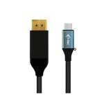 Kábel i-tec USB-C / DisplayPort, 1,5m (C31CBLDP60HZ) čierny prepojovací kábel • USB-C • DisplayPort • dĺžka 1,5 m • režimy rozšírenie, zrkadlenie, pri