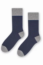 Steven 056 178 vzor tmavě modré Pánské ponožky 45/47 tmavě modrá