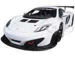 Mclaren 12C GT3 White 1/18 Diecast Model Car by Autoart