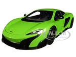 Mclaren 675LT Napier Green with Black Wheels 1/18 Model Car by Autoart