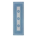 Modro-béžový vonkajší behúň NORTHRUGS Elegant, 70 x 200 cm