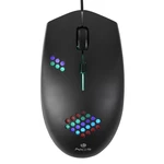 Myš NGS GMX-120 (GMX-120) čierna herná myš • 7-farebné podsvietenie • optický senzor s rozlíšením 800 – 1 200 DPI • 3 tlačidlá • USB • 1,3 m kábel