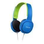 Slúchadlá Philips SHK2000 (SHK2000BL/00) modrá/zelená slúchadlá cez hlavu • 32 mm neodymové meniče • kvalitné basy • uzatvorený akustický systém • nas