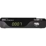 Set-top box EMOS EM190-S HD čierny set-top box • DVB-T aj DVB-T2 H.265 (HEVC) • vysiela v SD a HD kvalite • 1× USB 2.0 • 1× HDMI 1.4 • 1× mini USB •  