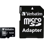 Verbatim MICRO SDHC 16GB CL 10 ADAP pamäťová karta micro SDHC 16 GB Class 10 vr. SD adaptéru
