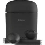 Denver TWE-46 Bluetooth, true Wireless Hi-Fi štupľové slúchadlá do uší  čierna