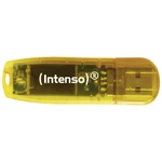 Intenso Rainbow Line USB flash disk 64 GB oranžová (transparentná) 3502490 USB 2.0
