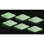 TRU COMPONENTS  úchytka  546681   4cestný vstup pre prevlečenie zelená (žiarivá) 50 ks