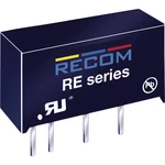 RECOM RE-0512S DC / DC menič napätia, DPS 5 V/DC 12 V/DC 83 mA 1 W Počet výstupov: 1 x