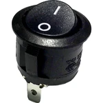 TRU COMPONENTS kolískový spínač R13-112A B/B 0-I 250 V/AC 6 A 1x vyp/zap  s aretáciou 1 ks
