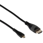 Joy-it K-1481 HDMI kábel Raspberry Pi [1x HDMI zástrčka - 1x HDMI zástrčka D Micro] 1.80 m čierna