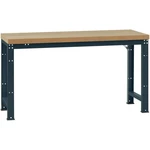 Manuflex WP3016.7016 Základný pracovný stôl PROFI štandard s plechovým poťahom, ŠxHxH = 1500 x 700 x 840 mm