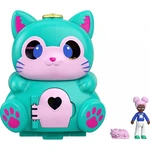 Mattel Polly Pocket pudřenka s překvapením Kočka