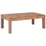 Coffee table 110x60x40 cm teak with natural finish