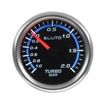 ELUTO F20976 2'' 52mm Car Turbo Boost Pressure Gauge Meter -1~2 Bar LED 12V Brushless Motor