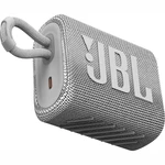 Prenosný reproduktor JBL GO3 biely prenosný reproduktor • výkon 4,2 W RMS • frekvenčná odozva 110 Hz až 20 kHz • Bluetooth 5.1 • USB-C • odstup signál