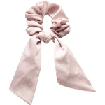 Notino Hair Collection Bow scrunchie gumička do vlasov Shiny pink 1 ks