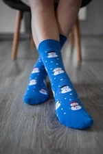 Zimní barefoot ponožky - Sněhulák 35-38