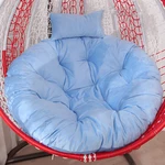 Hammock Chair Seat Cushion Hanging Swing Velvet Seat Pad Thick Nest Hanging Chair Back Pillow Home Office Furniture Acce